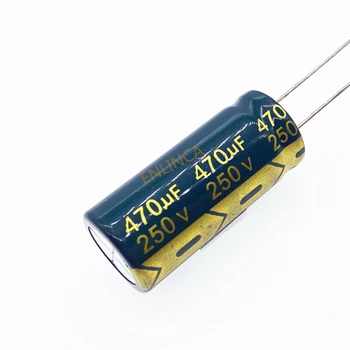 2 шт./лот Высокочастотный Низкоомный алюминиевый электролитический конденсатор 250 В 470 МКФ Размер 470 МКФ 20%