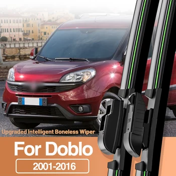 2шт Для Fiat Doblo 2001-2016 Щетки стеклоочистителя переднего стекла, аксессуары для окон 2002 2005 2007 2011 2012 2014 2015