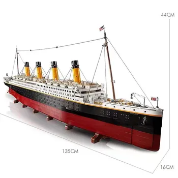 В наличии сейчас - 99023 Совместимость 10294 Титаник Большой круизный катер Корабль Пароход Кирпичи Строительные блоки Детские игрушки своими руками