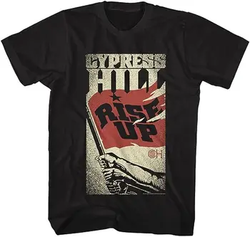 Винтажная футболка Cypress Hill, уличная одежда рок-группы, футболки Harajuku, модные мужские футболки с коротким рукавом, футболки оверсайз