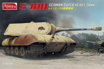 Забавное Хобби 35A046 Модель немецкого Сверхтяжелого танка E100 времен Второй мировой войны в масштабе 1/35