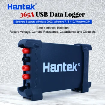 Цифровой USB-регистратор данных Hantek 365A регистратор данных для текущего напряжения, сопротивления, емкости, Диода поддержка Windows 2000, 7/8 /XP